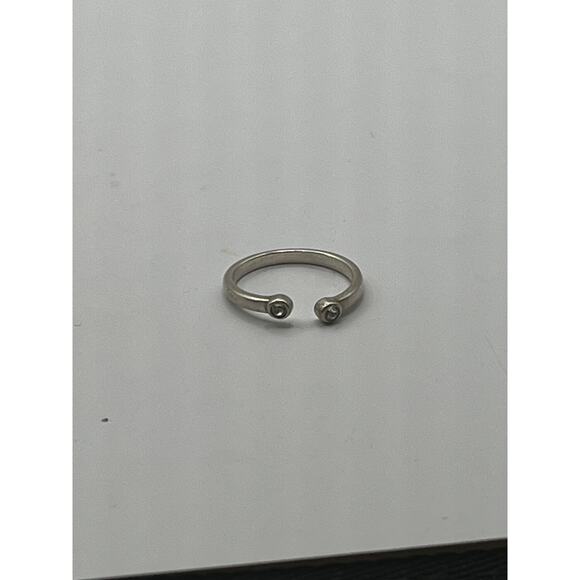Silpada Sterling Silver CZ Toe Ring Size 4 - Picture 1 of 2